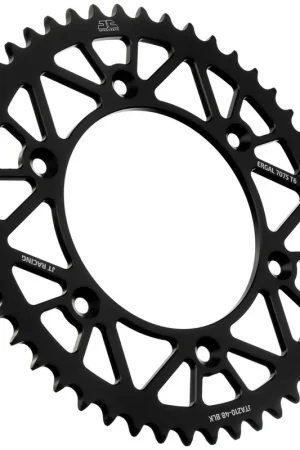 JT SPROCKETS - REAR RACELITE ALU 48T BLACK, 520 - Sprockets - Lichtgewicht en duurzaam Fabrieksprijs